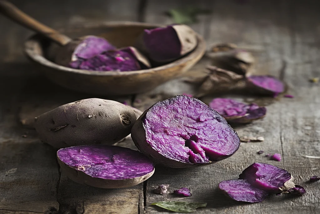 What is another name for a purple sweet potato?